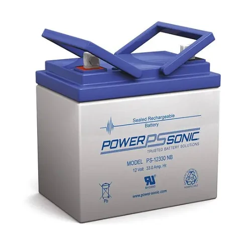 12V 33Ah F2 Terminal Sealed Lead Acid Battery PS-12330 F2 (Pack 2)