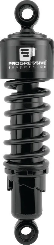 Baterí de 9V Progressive Harley 412 Series Shocks 12.5in - Ébano