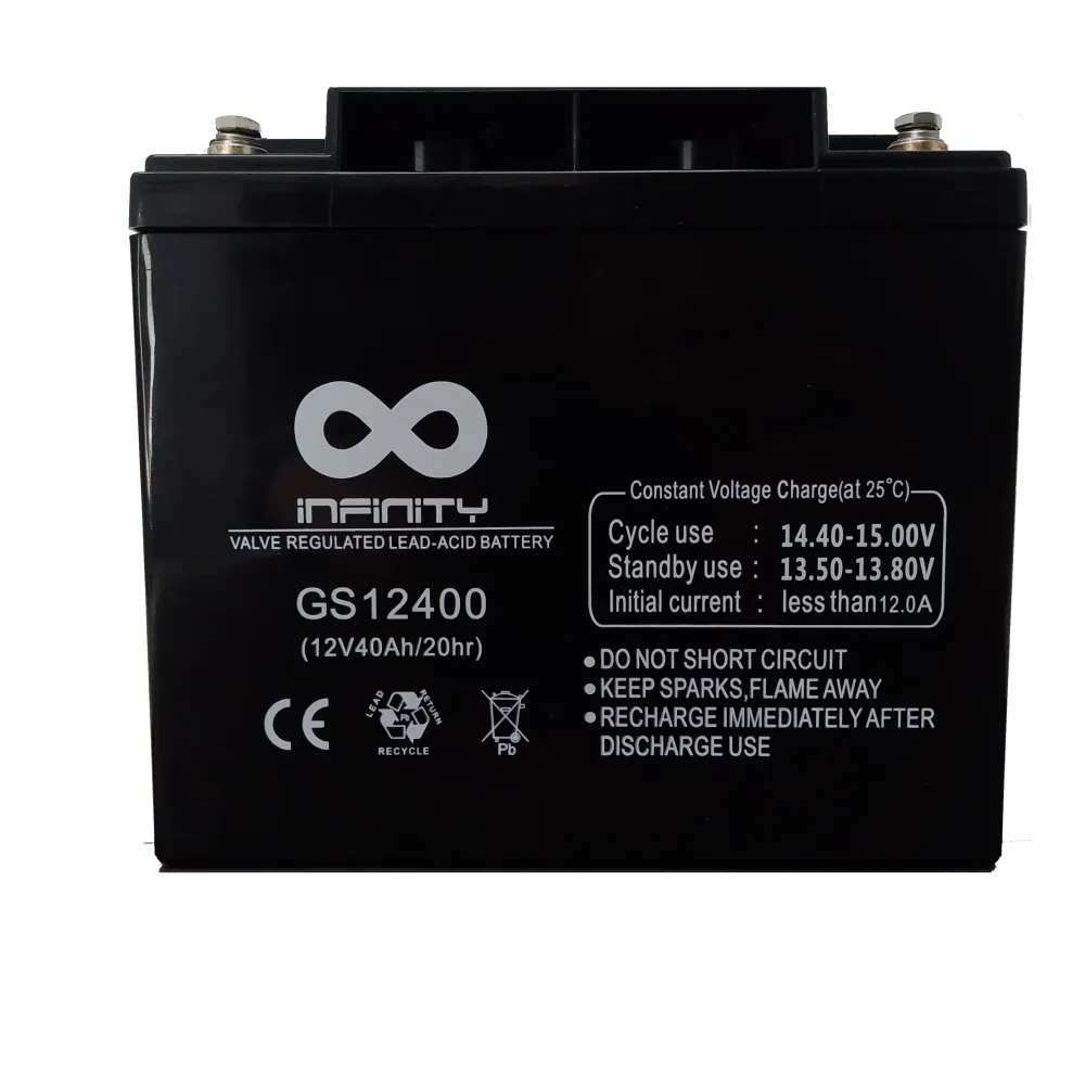 Baterías Infinity 12V 40Ah para Respaldo Energético de Elevado Rendimiento | Envío Rápido