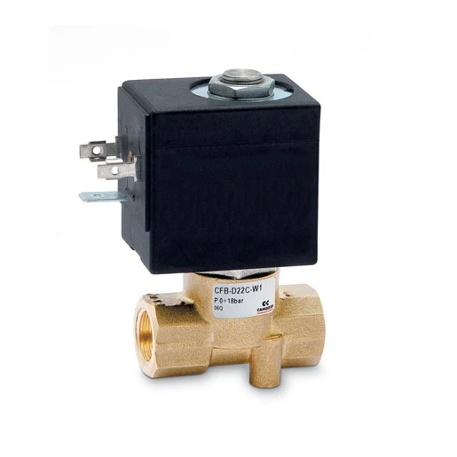 Electroválvula operada sin intermediarios, 2/2 NC - NO y 3/2 NC CFB-D12D-W1