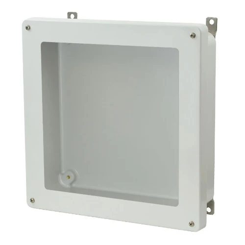 12 Inch Height Screw Wall Mount JIC Size Resina reforzada Enclosure Windows AM1224W