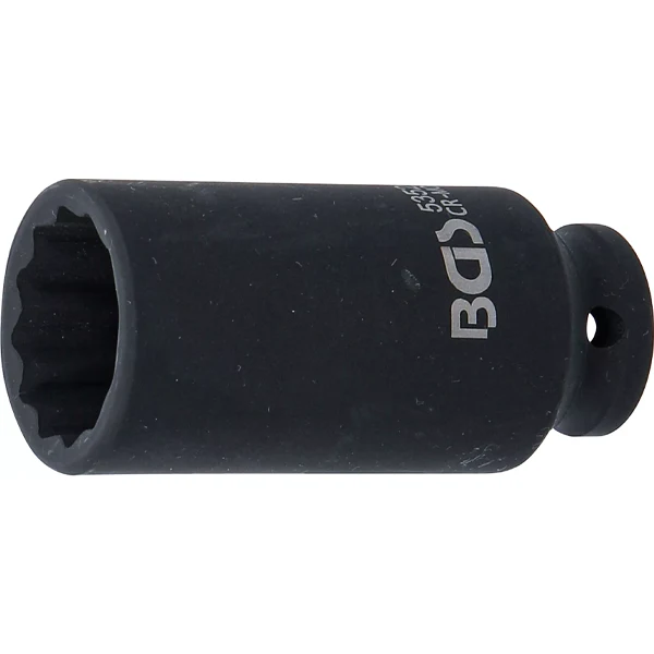 LLAVE DE VASO DE IMPACTO LARGA 12 CARAS | 1/2" | 28 MM