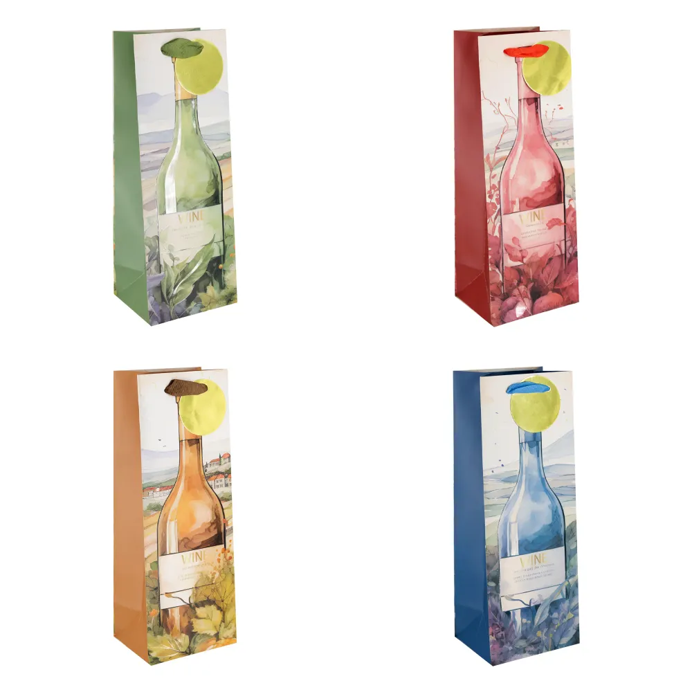 Pack de Pilas Bolsas de vino Botella 12 uds. mezcla