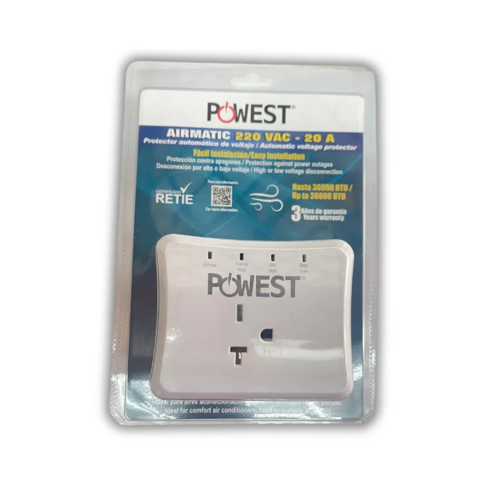 Pack de Pilas PROTECTOR DE VOLTAJE 120V 15 AMP AIRMATIC