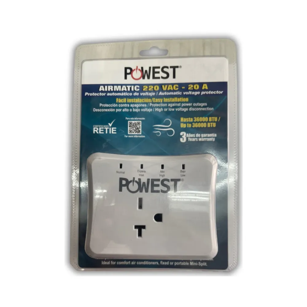 Pack de Pilas PROTECTOR DE VOLTAJE 120V 15 AMP AIRMATIC