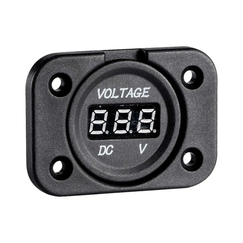 Voltmètre numérique 12V - 24V à encaster para Dispositivos de Alto Consumo