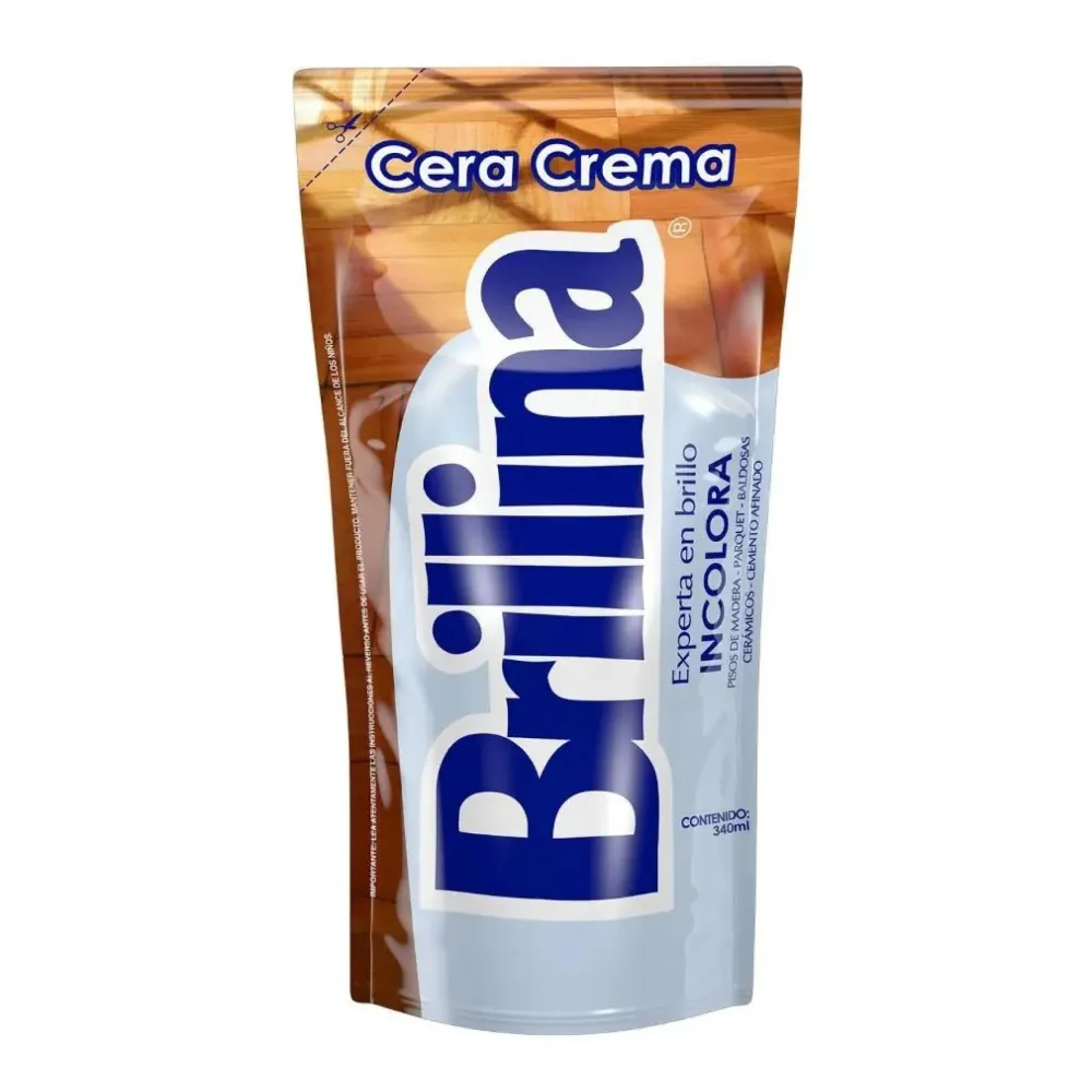 Brillina Cera Crema Incolora 340 ml para Baño
