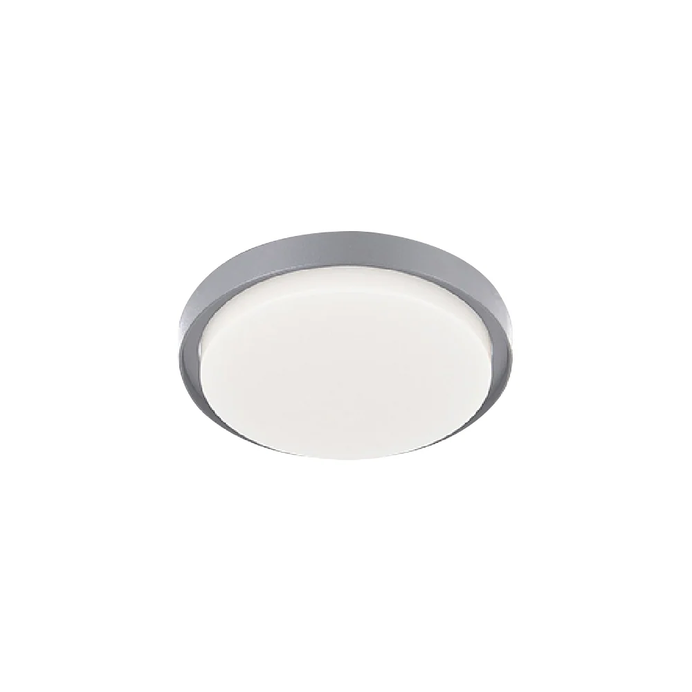 Lámpara de Plafón NENQUE II Gris en Gel
