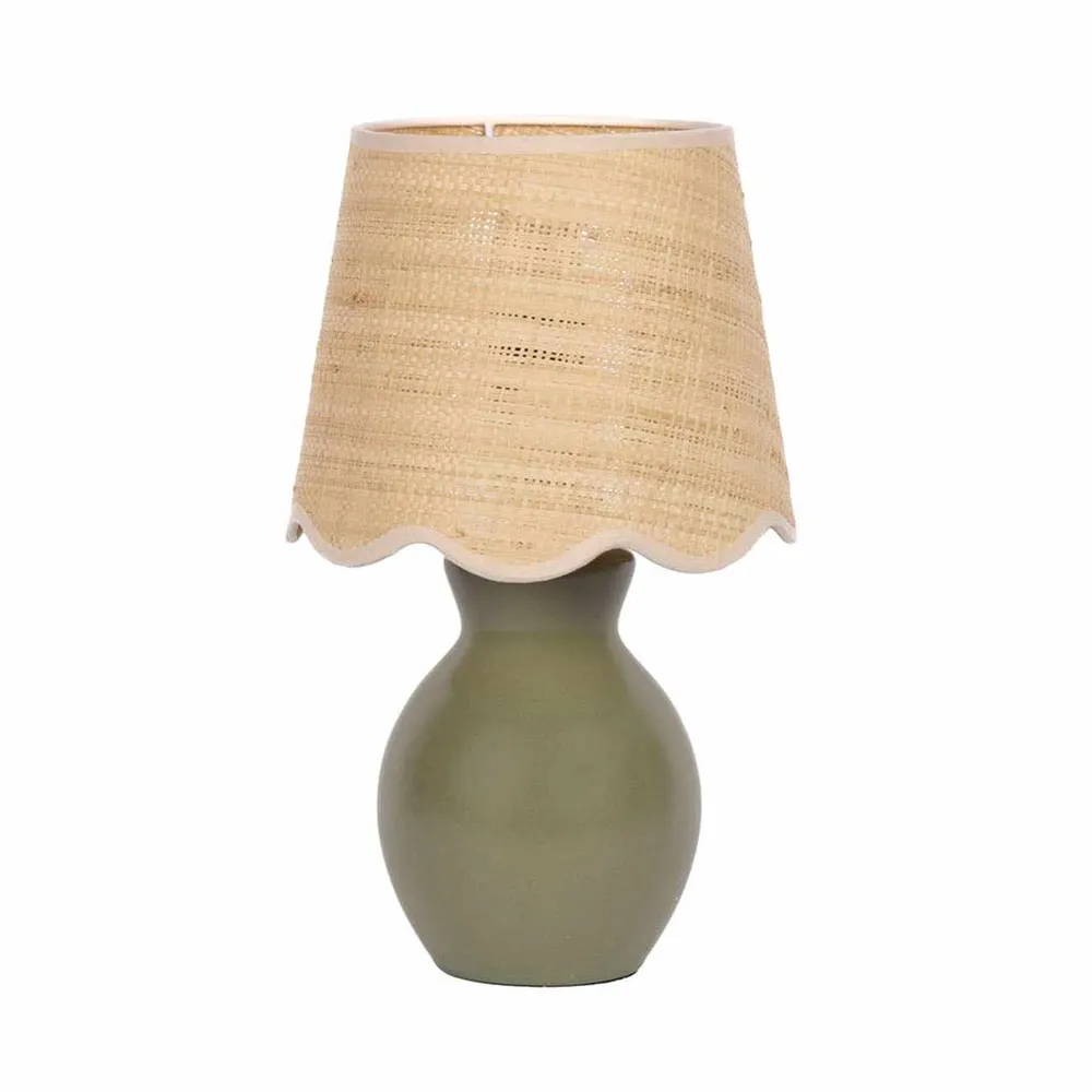 Salgareda Esmeralda Rattan Table Lamp