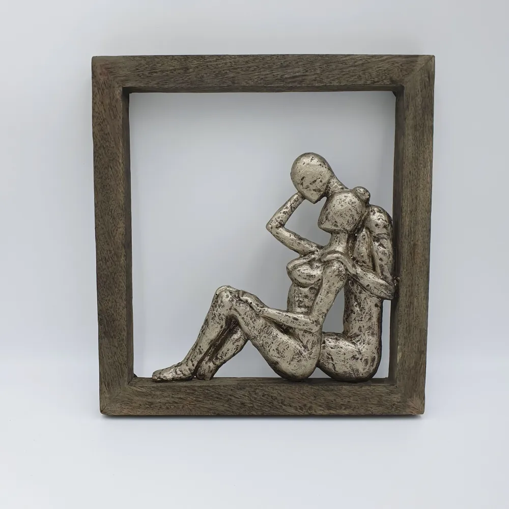 Cuadro pareja metal Petra Decora