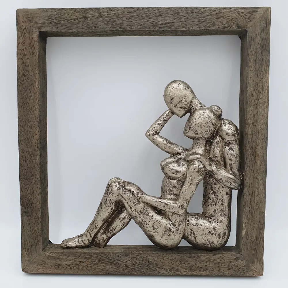 Cuadro pareja metal Petra Decora