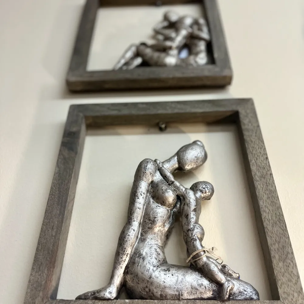 Cuadro pareja metal Petra Decora