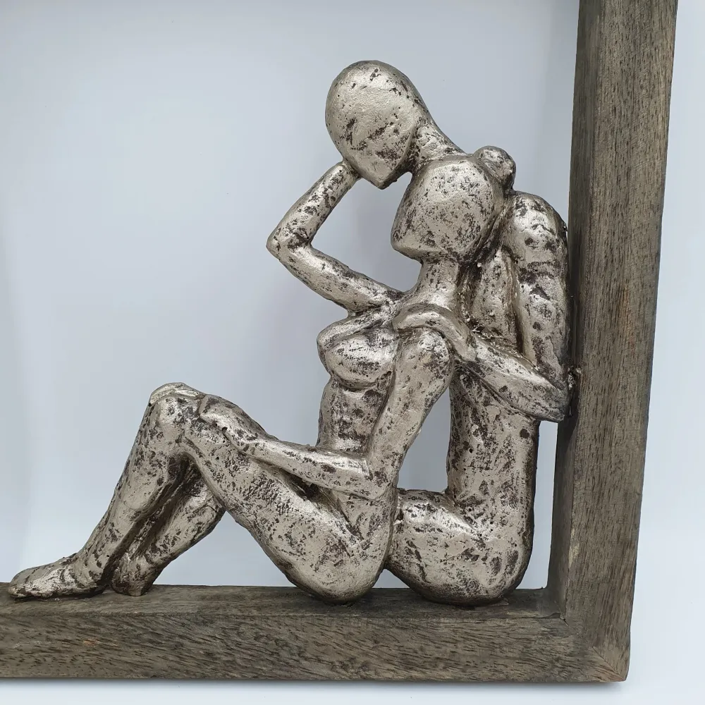 Cuadro pareja metal Petra Decora