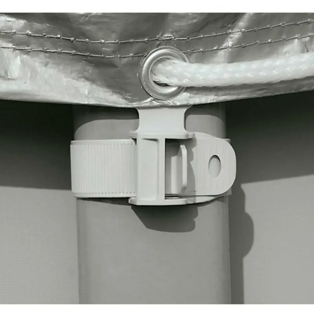 Cobertor circular Refinado Intex para piscinas Ultra Frame gris Ø488 cm