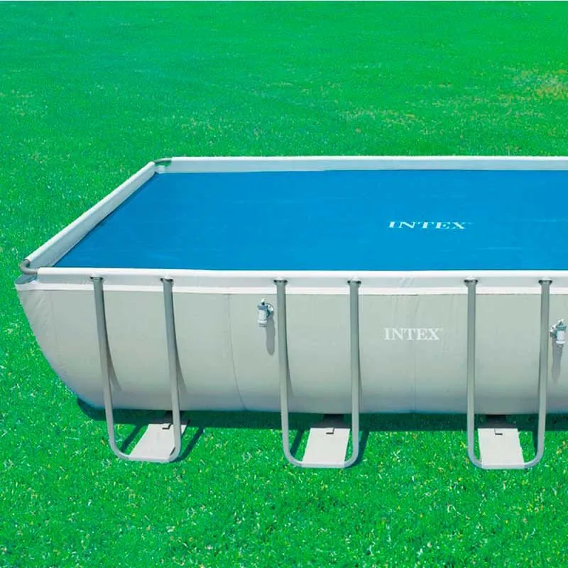 Resistente Cloro Cobertor para piscina rectangular Intex azul 538x253 cm