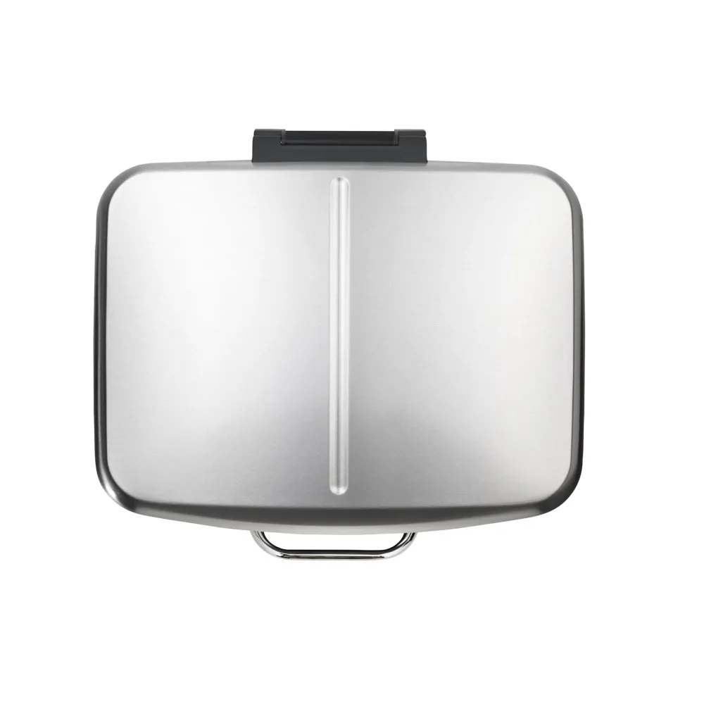 Cubo de pedal de acero inoxidable Sencillo Close Studio Duo, 2 x 20 lts.
