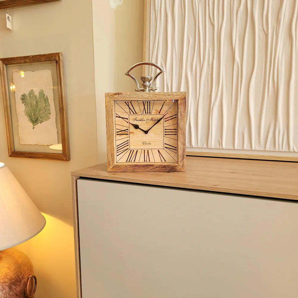 Reloj sobremesa aluminio mango Petra Decora