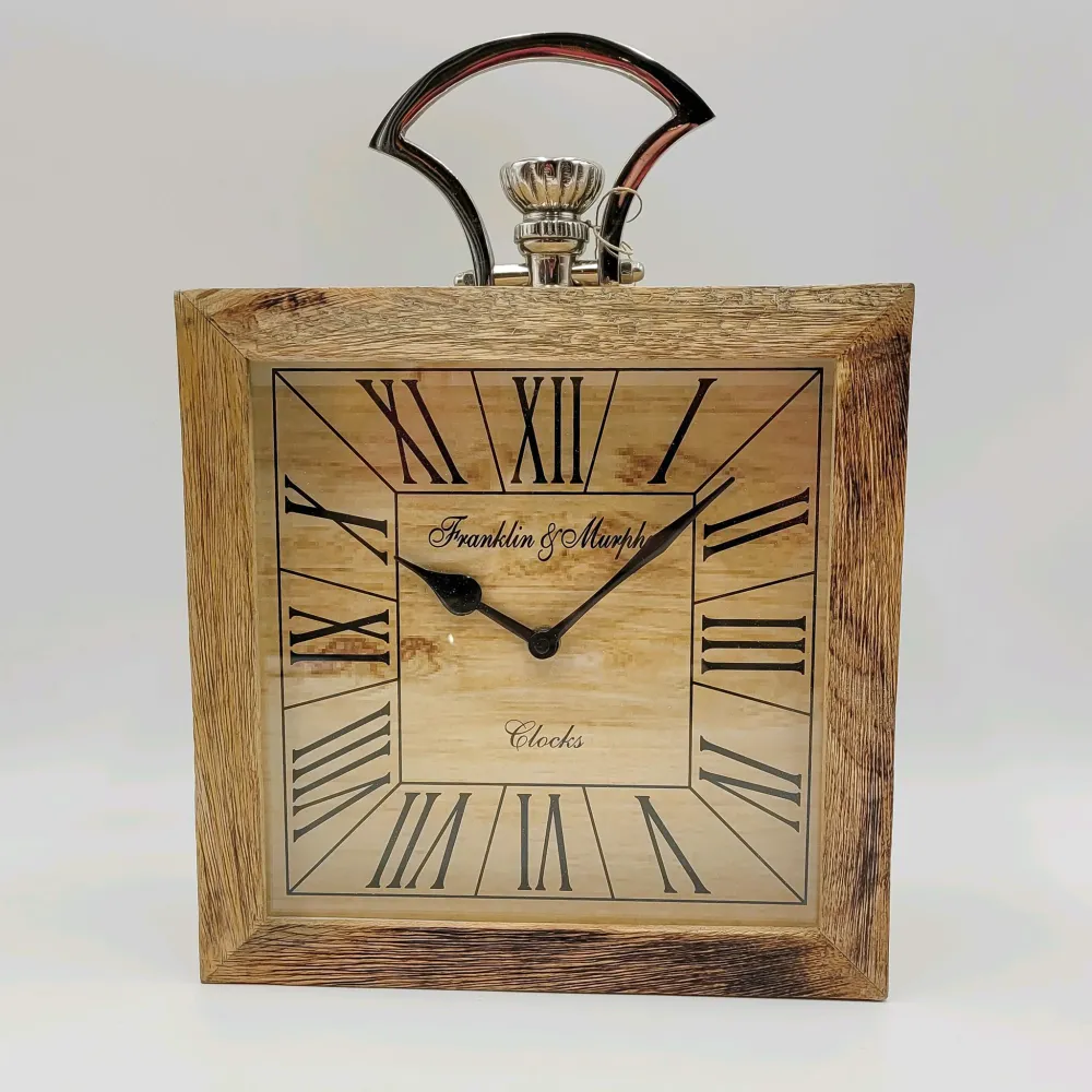 Reloj sobremesa aluminio mango Petra Decora