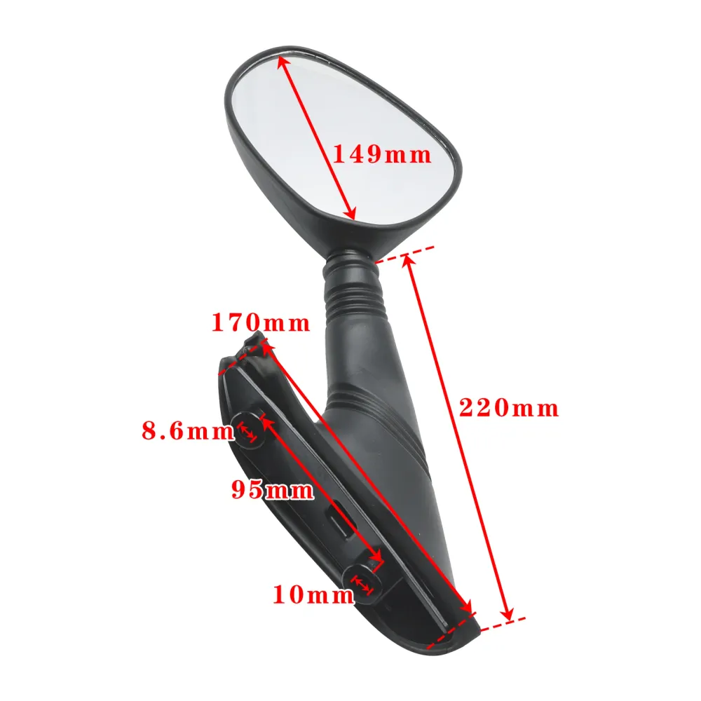 2000-2004 Piaggio X9 125 Espejo retrovisor PAR 581501 581500
