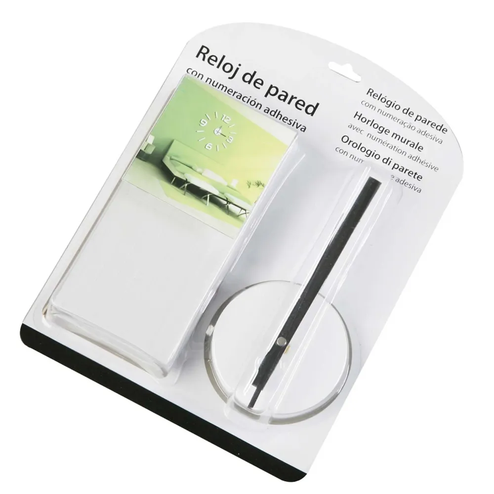 Reloj Pegatina Blanco 2B-04-C
