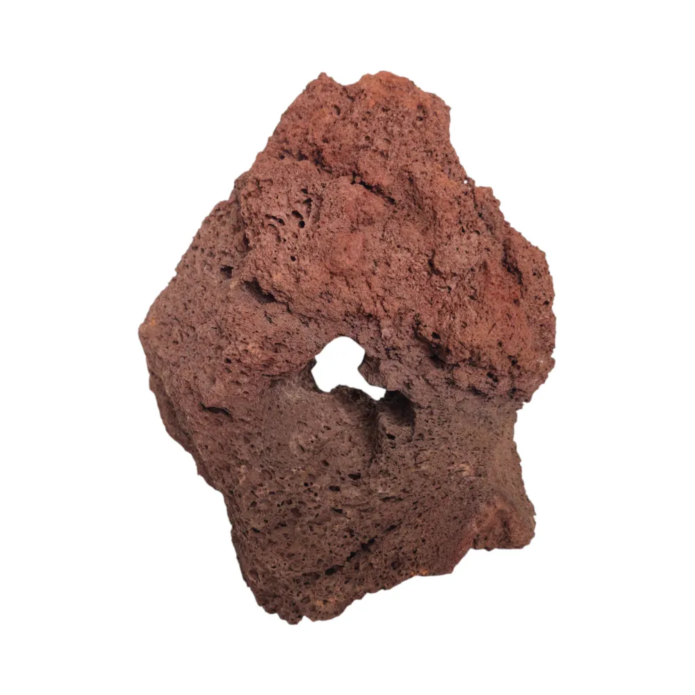 2-Pack Rocas volcánicas grandes con cueva (20-25 cm)