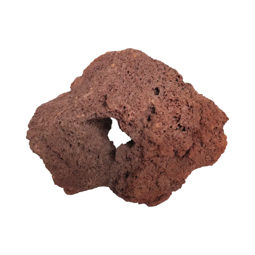 2-Pack Rocas volcánicas grandes con cueva (20-25 cm)