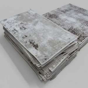 Abstract Beige & Brown Area Rug