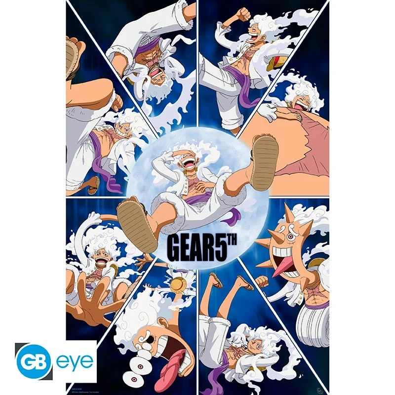 Póster Maxi 5TH Gear One Piece Monkey D. Luffy ABYSSE