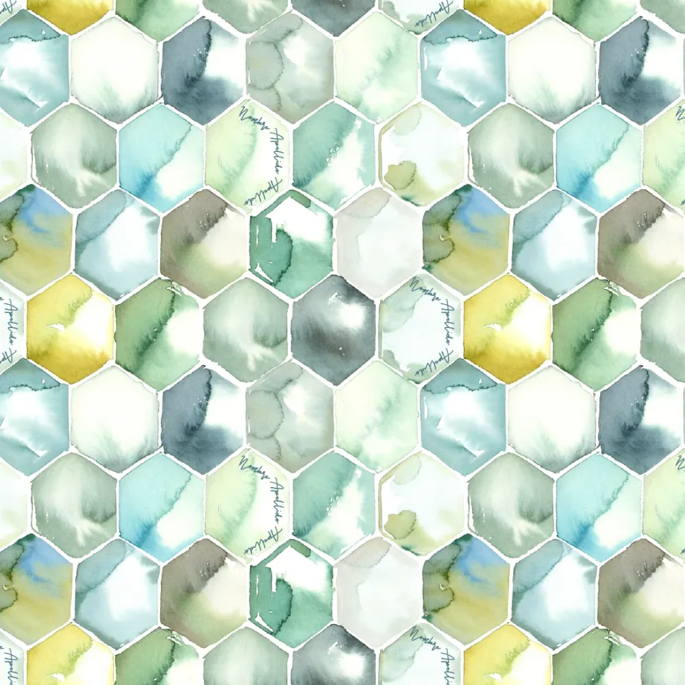 Acuarela pentagono