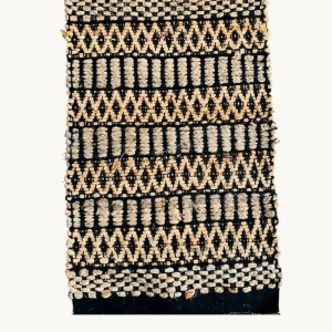 ALFOMBRA RECTANGULAR YUTE Y ALGODON, 120X180 CM