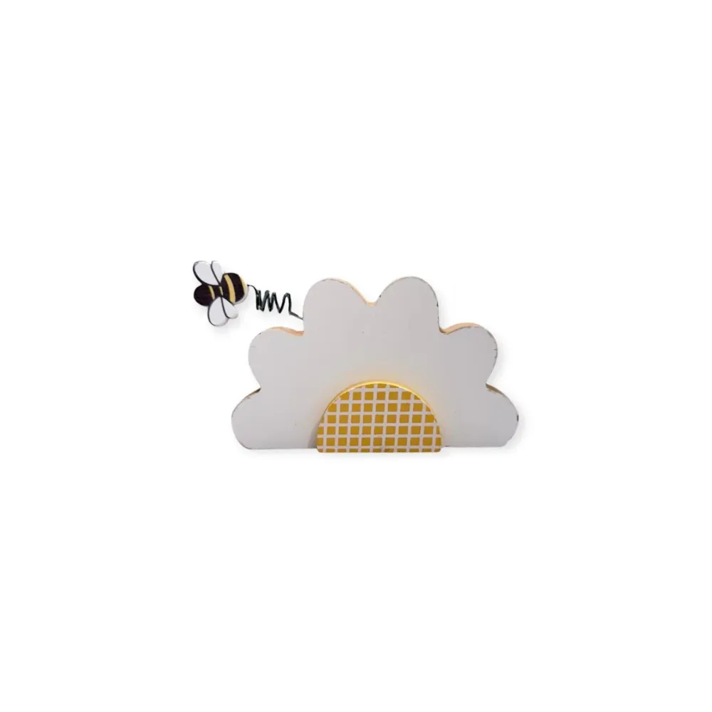 Placa de Mesa, Estilo Flores con Detalle en Alambre All Ways 99