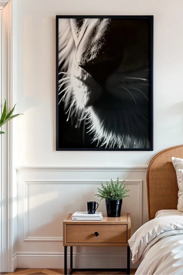 Lion edges Animal Black