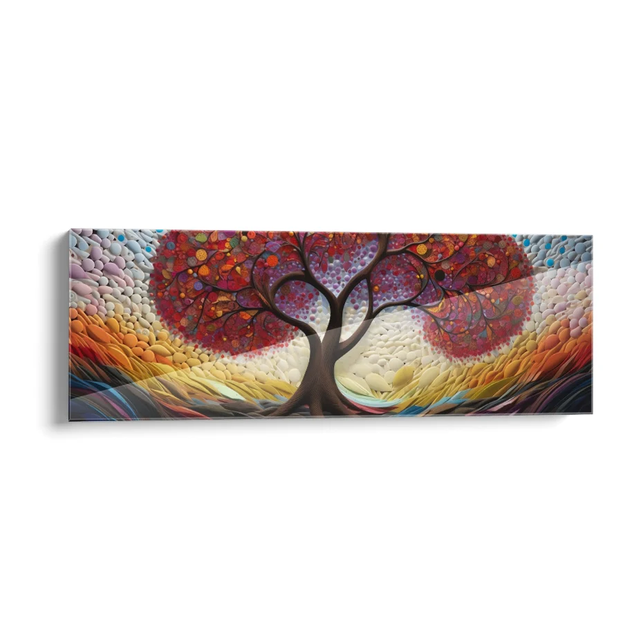 Arbol Rojo de la Vida Poster
