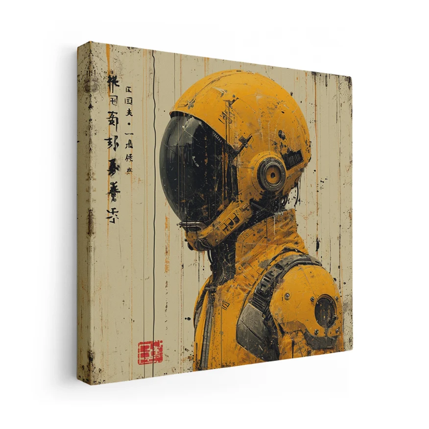 Astronauta Japonés Poster
