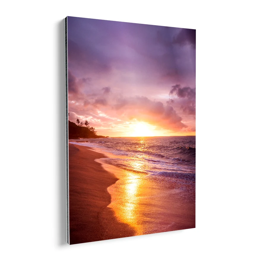 Atardecer en la Playa Poster