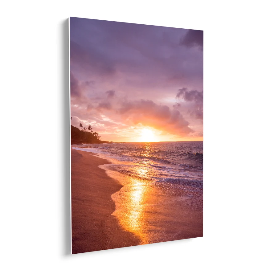 Atardecer en la Playa Poster