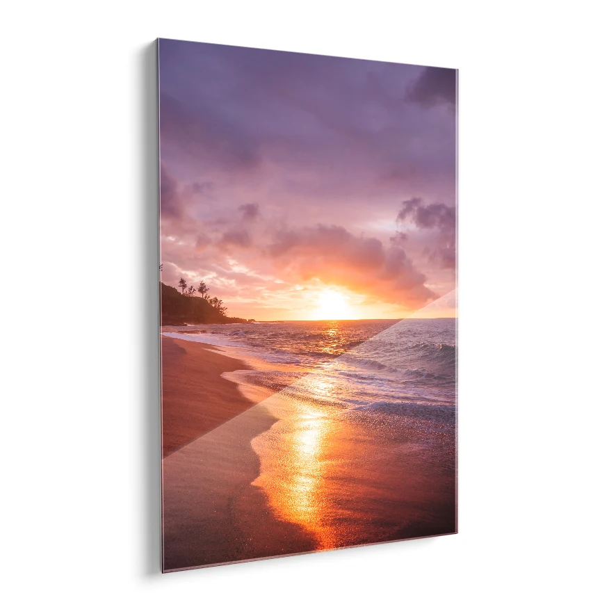 Atardecer en la Playa Poster