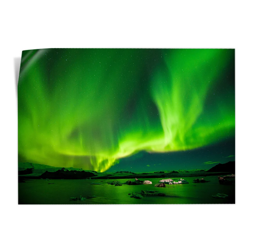 Aurora Verde Poster