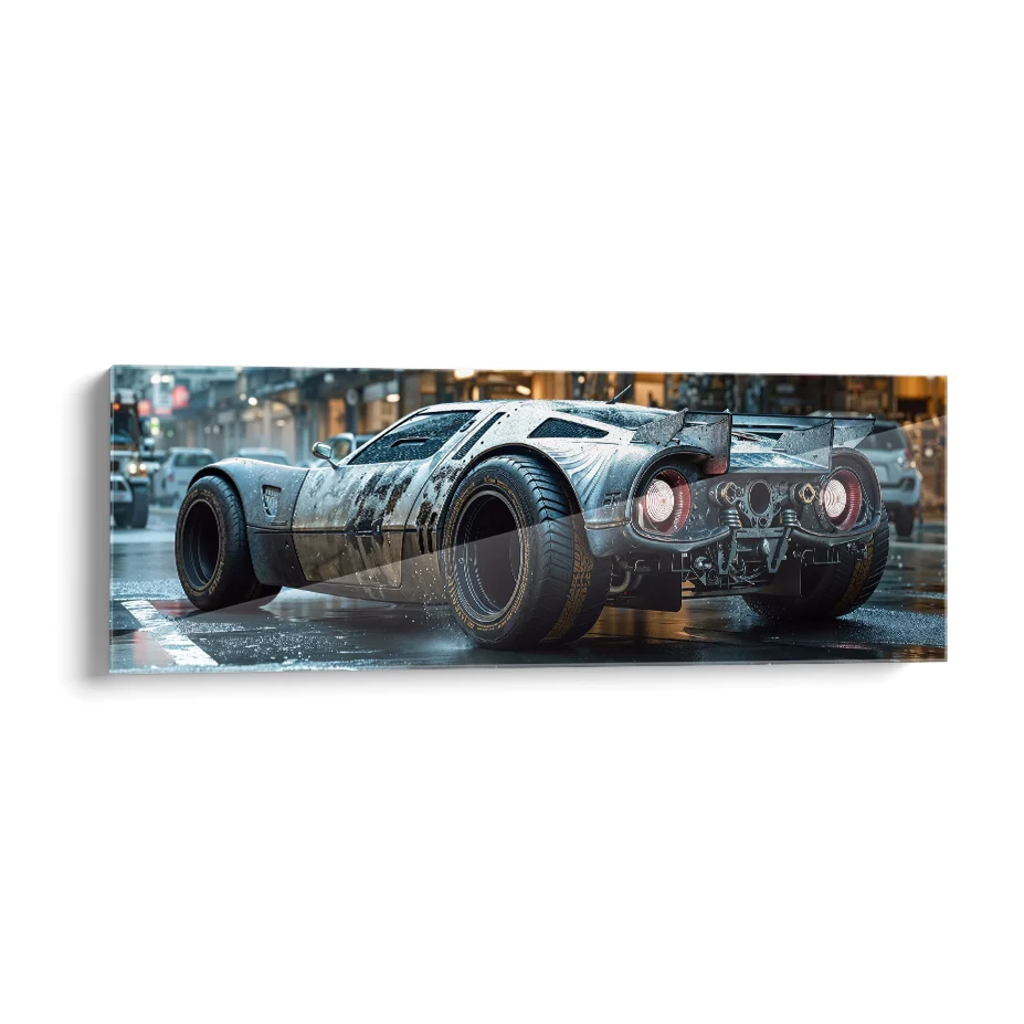 Auto Carreras Ciudad Poster