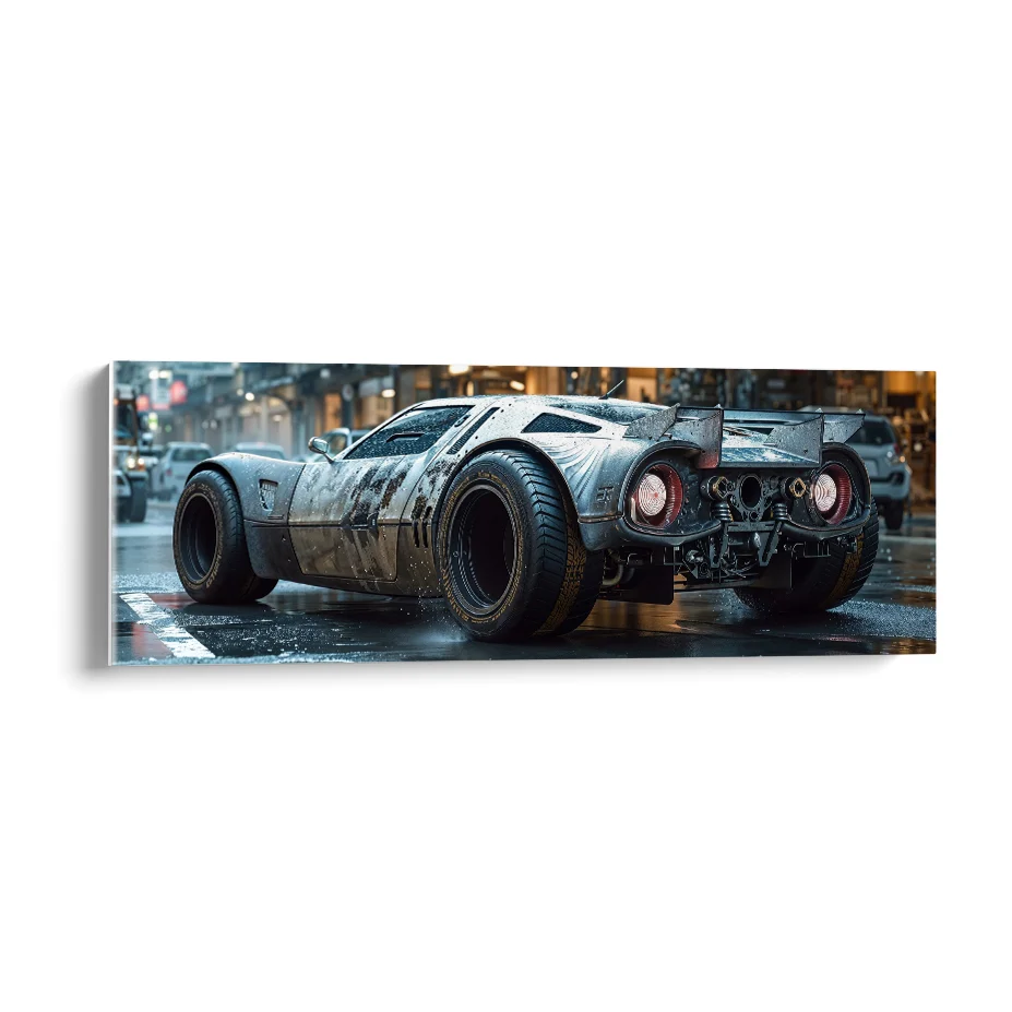 Auto Carreras Ciudad Poster