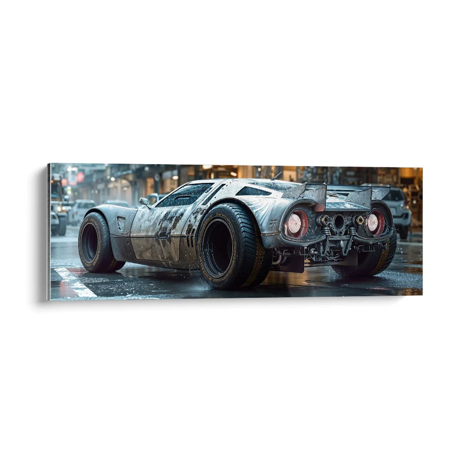 Auto Carreras Ciudad Poster