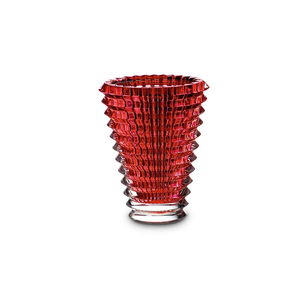Florero Eye Ovalado Pequeño - Rojo Baccarat