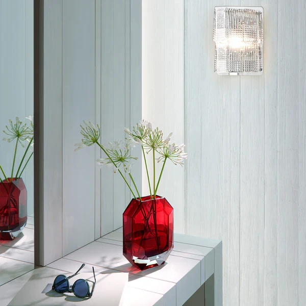 Florero Octogone Rojo Baccarat
