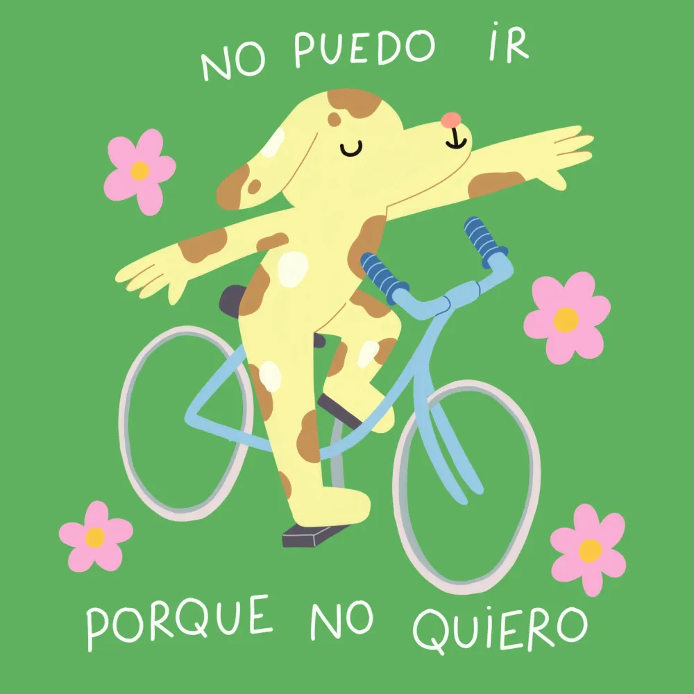 Print No puedo ir - Bàrbara Alca
