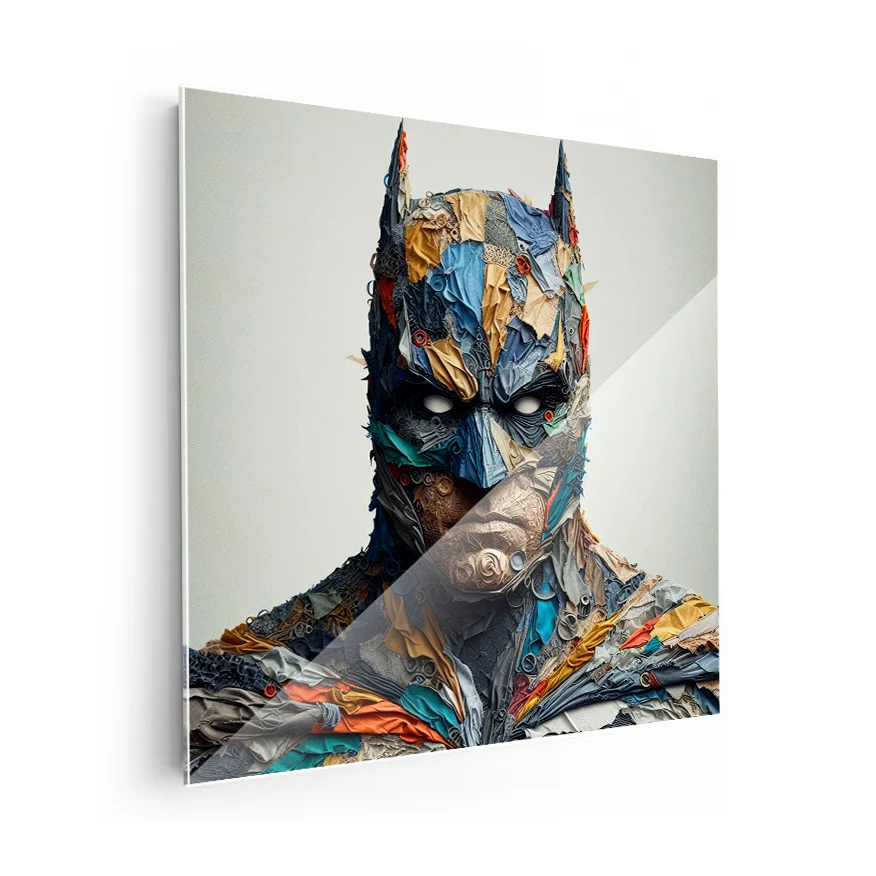 Batman Papel Colores Poster