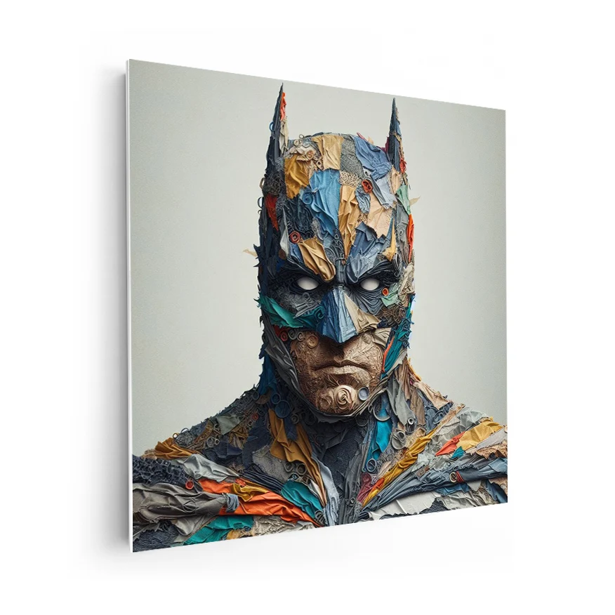 Batman Papel Colores Poster