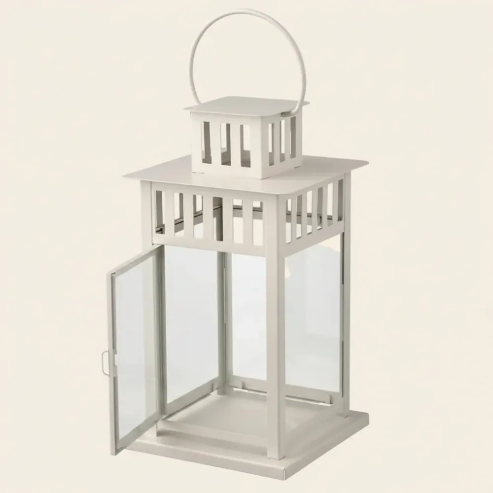 BORRBY FAROL PARA VELA BEIGE 28CM
