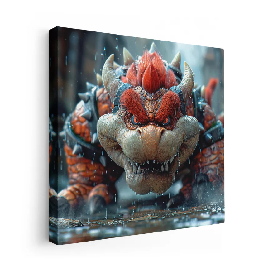 Bowser Enojado Poster