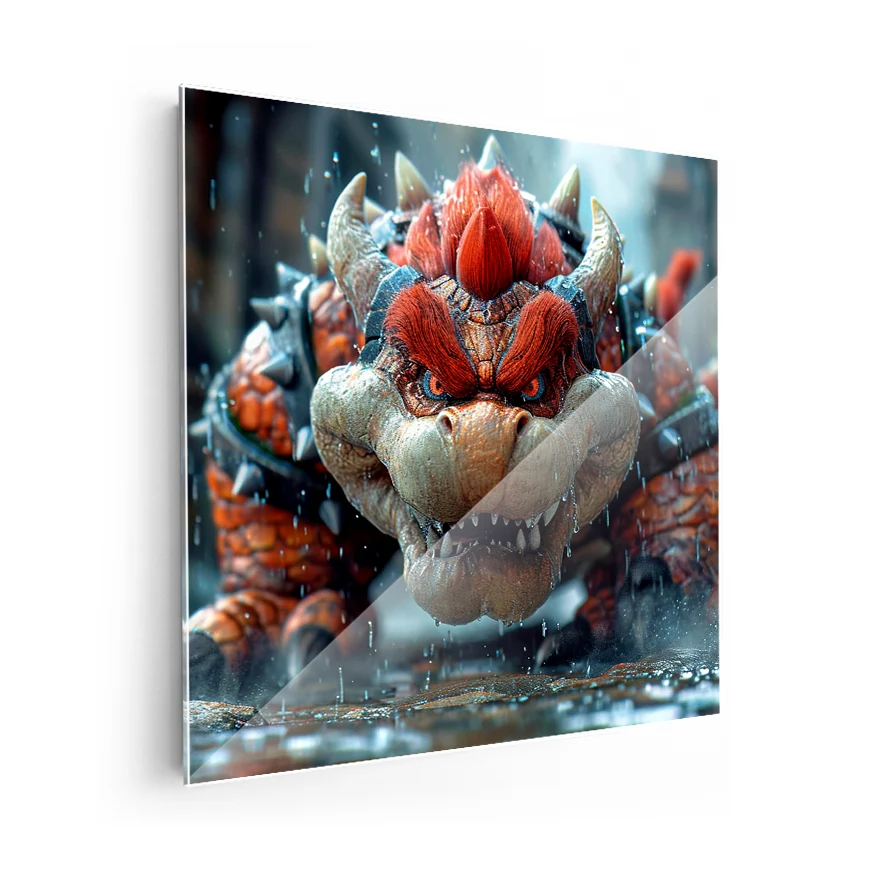Bowser Enojado Poster