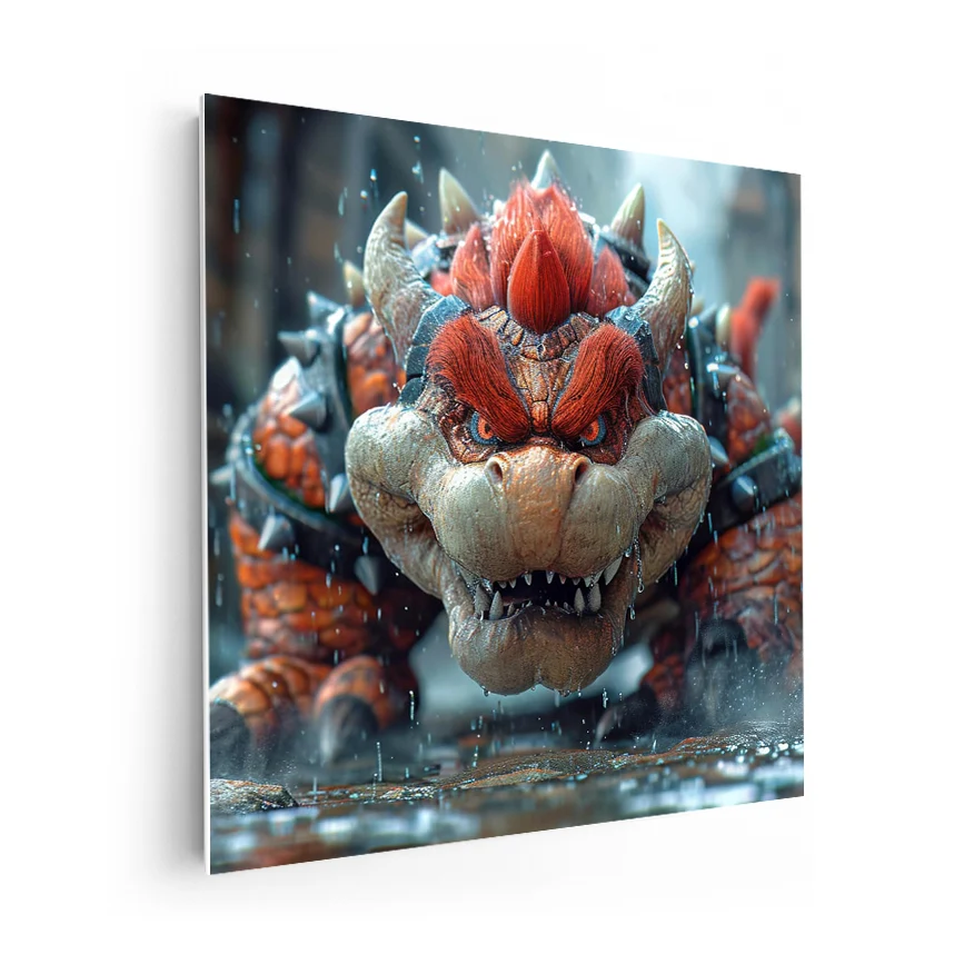 Bowser Enojado Poster
